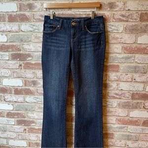 Seven7 Distressed Bootcut Jeans Women’s Size 28 (28x33in) Excellent Cond…